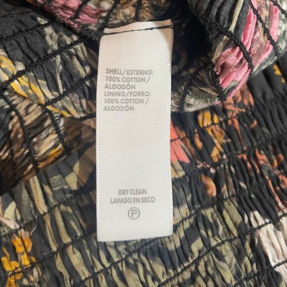 Rebecca Minkoff Geneva Floral Smocked Dress Size XXS - Picture 9 of 9